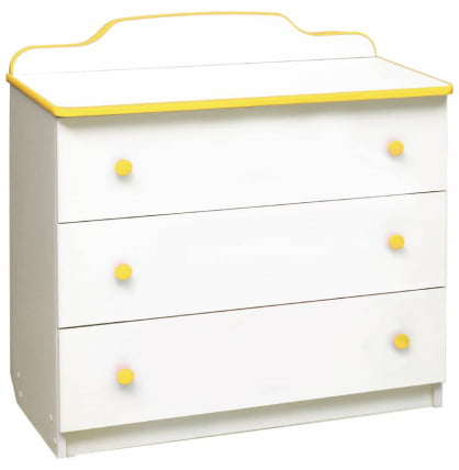 Комод с 3-мя ящиками Радуга Желтый_0