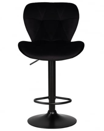 Стул барный ДОБРИН БАРНИ БЛАCК (черный велюр (МДЖ9-101)) 2 шт / DOBRIN BARNY BLACK (MJ9-101))_6