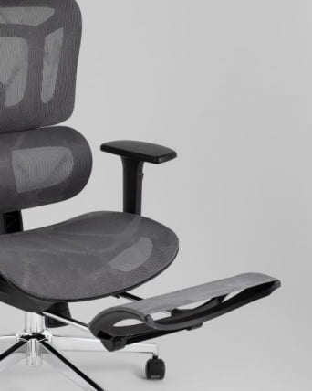 Кресло офисное TopChairs Nimbus серый_19