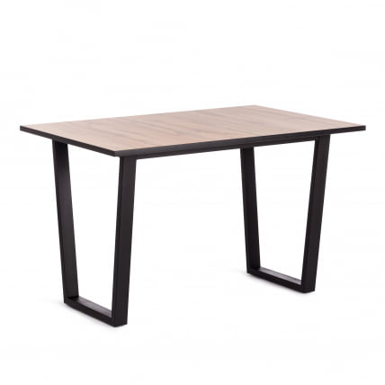 Стол COSTA ЛДСП/HPL/металл, 120 х 80 х 75 см, Северная сосна/черный_0