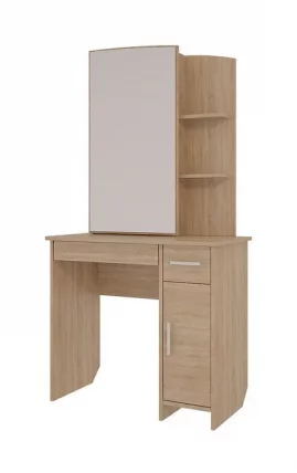 Туалетный столик Виктория-1 Трюмо Дуб Сонома_0