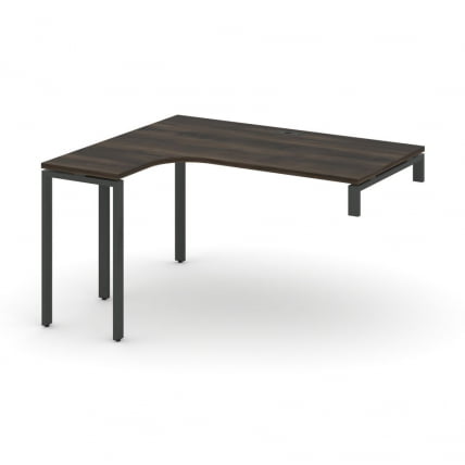 Стол-надставка на опорную тумбу (левый) CONCEPT CN.OSAN-003(L) Дуб Мали Черный_0