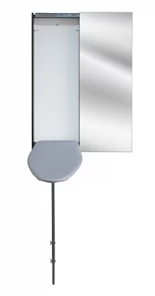 Шкаф со встроенной гладильной доской Iron Slim (правый, купе) Венге_7