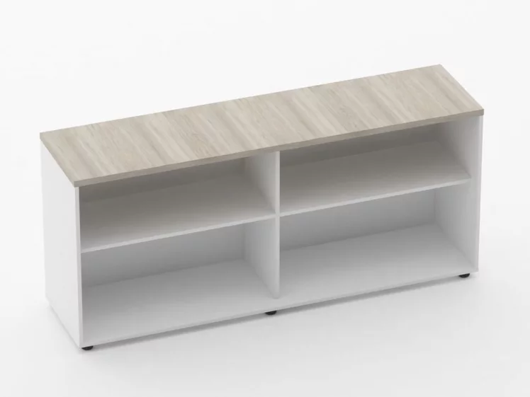 Тумба открытая Deka 9.01.165 Дуб Сантана светлый/Белый_0