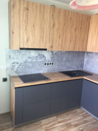 Глянцевый фартук (КОМПОЗИТ) KM 115_1