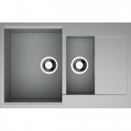 Мойка Omoikiri Daisen 78-2-Gr Artgranit/Leningrad Grey_0