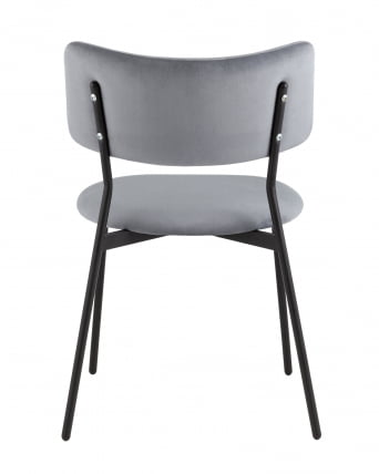 Стул Амелия велюр серо-голубой_4