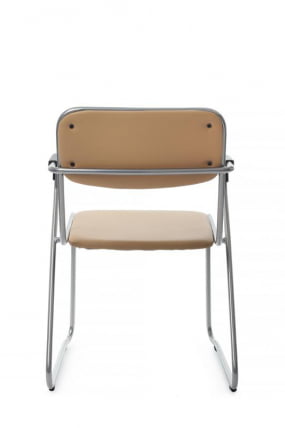 Кресло Nix Plus RCH OMKL-04 Бежевый/Металл окрашенный Хром_3