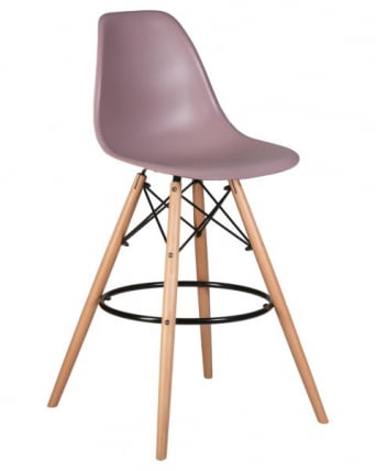 Стул барный DOBRIN DSW BAR (ножки светлый бук, цвет сиреневый (P-04)) 2 шт_1