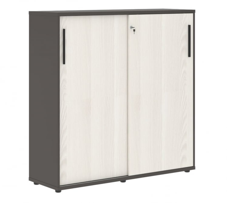 Шкаф с дверьми-купе EDIS EMC 1343 Ясень Траун Черный Мокко_0