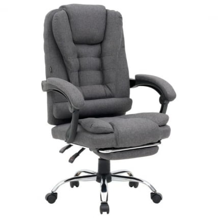 Кресло офисное с функцией вибромассажа CРОМЕКС (КРОМЕКС) Чилл МС-005 ткань серое / CROMEX Chill MS-005_0