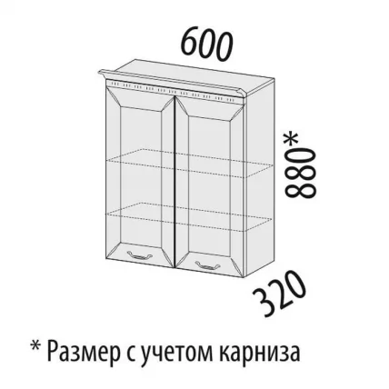 Шкаф кухонный Оливия 71.06_1