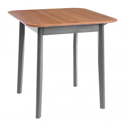 Стол Соната Люкс/ Sonata Lux table, 75х75х73 см массив сосны, антик /графит, 75х75х73 см_0