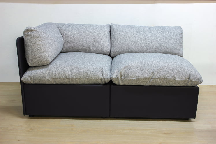 Диван двойной Кубэ с 1 подлокотником левым/правым модульный taft_2