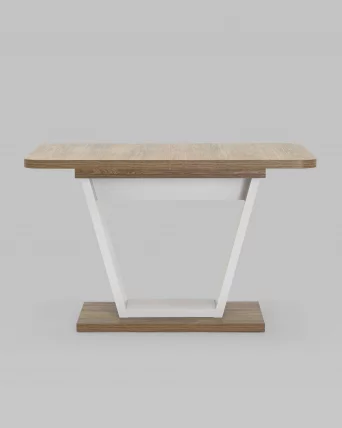 Стол раскладной Vector 120-160 дуб Ка-пепел_2