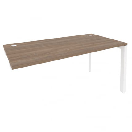 Стол-приставка на П-образном м/к к опорным элементам ONIX O.MP-SPR-4.8 Дуб Аризона/Белый_0