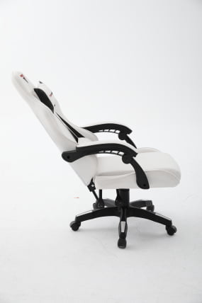 Кресло спортивное TopChairs Phantom бело-черный_5