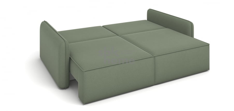 Диван Лофт  прямой ткань Jasper ash (1280*2320*810) Серый, 2117895/50634/9_3