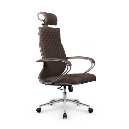 Кресло руководителя Metta L 2c 44C/K116 Infinity Easy Clean (MPES) Комплект 9 Темно-коричневое_1