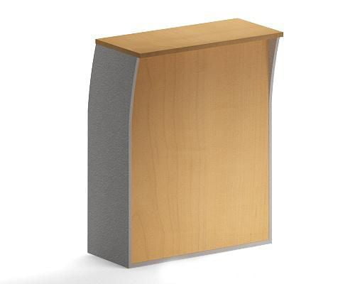 Стойка прямая PC-2 Клен металлик_0