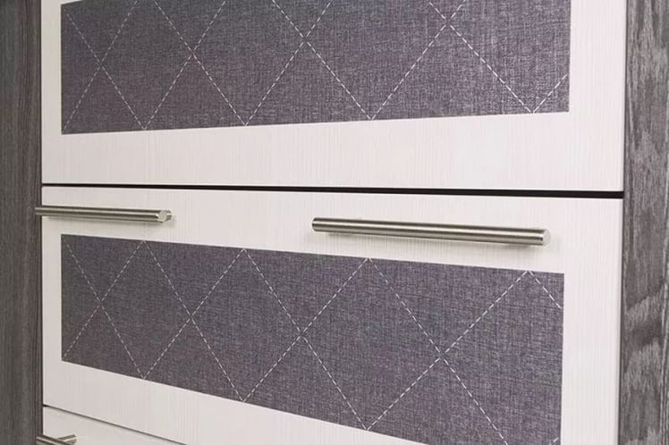 Комод Элена Лайт 7 Ясень Черный Бодега Белый_3