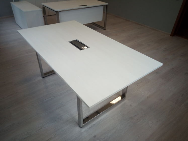 Стол переговорный GLOSS LINE НСП-О.938 Ivory_2