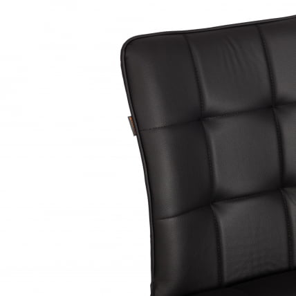 Полубарный стул Bari/Бари экокожа , черный, 42х55х99 см_6