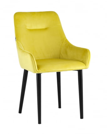 Стул Джоан велюр Желтый_0