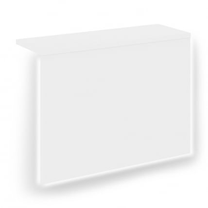 Накладка с подсветкой прямая высокая для О.R-F.MP.V-138 ONIX О.R-NP.V-138.1.S Белый Бриллиант_0