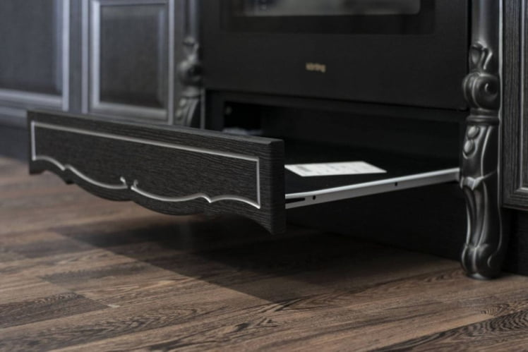 Кухонный гарнитур 2400 Италия №03 Черный Дуб темный_4