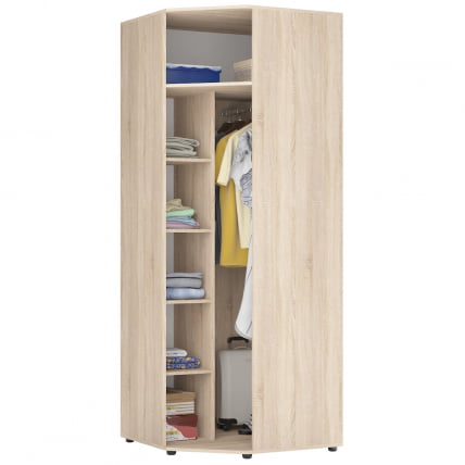 Шкаф распашный Алиса(H6_M2)2230х854х854ручкаскоба96мм(Графит)_1