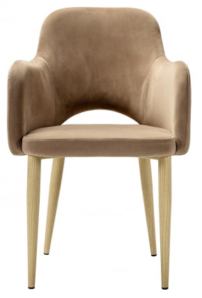 Кресло Ledger К Diag beige/нат.дуб_1