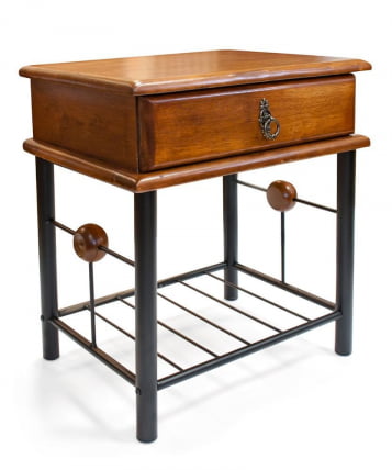 Тумба прикроватная AT-300 Красный дуб_0