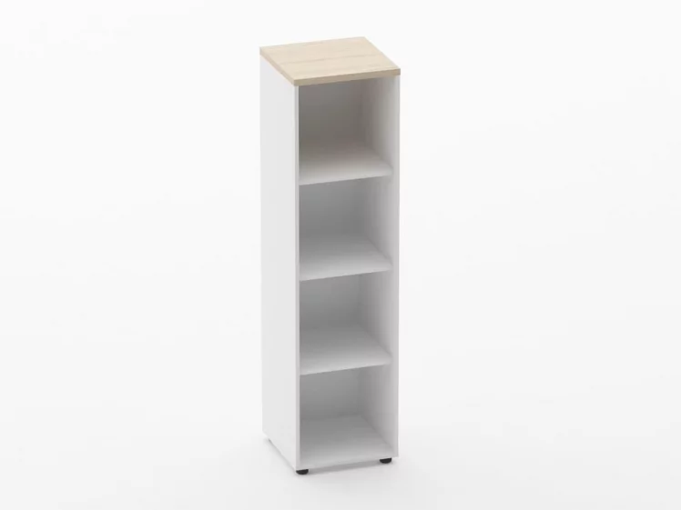 Шкаф 3 узкий открытый Deka 10.16.10 Туя/Белый_0