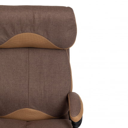 Кресло DUKE ткань, коричневый/бронзовый, фостер 4/TW-21_5