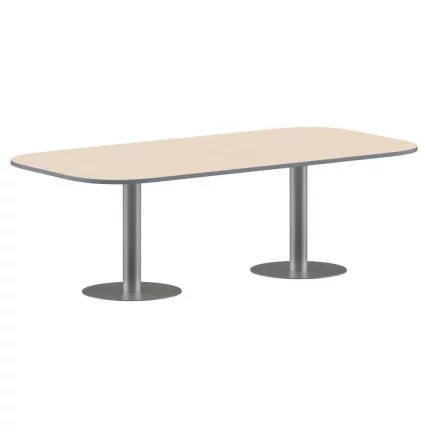 Конференц-стол на 6-8 человек IMAGO ПРГ-8 Клен-алюминий_0
