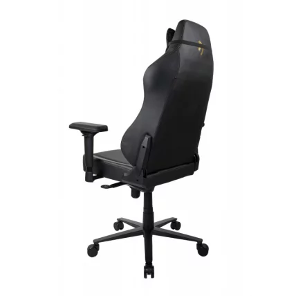 Геймерское кресло Arozzi Primo PU Black Gold logo_3