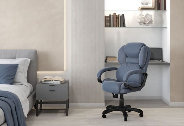 Кресло руководителя CHAIRMAN 434 HOME велюр Голубой_6