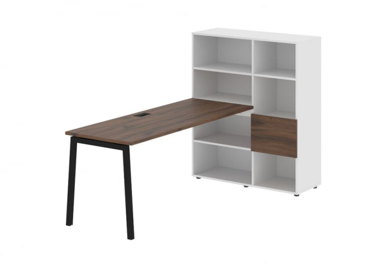 Рабочая станция EDIS ELRST 1117 Дуб Денвер светлый Белый Белый_0