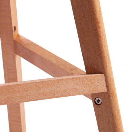 Стул барный TULIP BAR (mod. C1014H) пластик/дерево, 57 х 48 х 104 см, черный 3010/натуральный_8