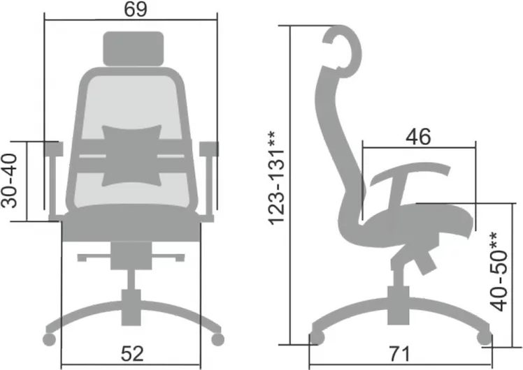 Кресло руководителя Samurai SL-3.04 Черный_3