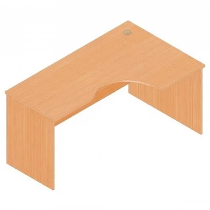 Стол компьютерный угловой Р.СКУ-16 (правый) Бук Бавария светлый_0