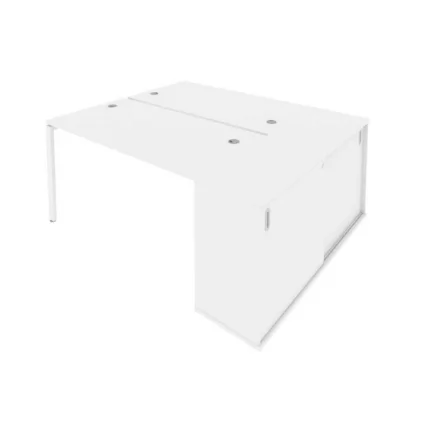 Рабочая станция с опорным шкафом-купе Metal System Б.РС-СШК-1.3 Белый_0