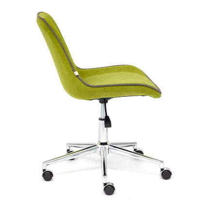 Кресло STYLE флок , олива, 23_2