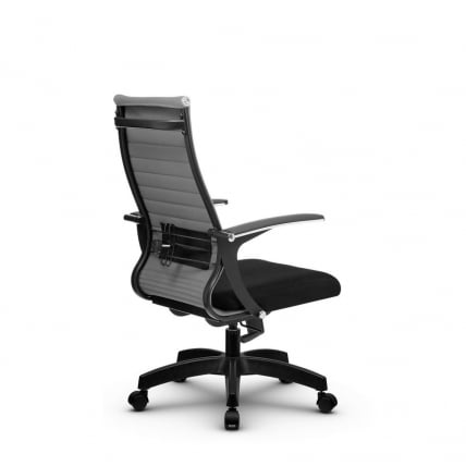 Кресло офисное МЕТТА B 2b 19/U158, Основание 17831 Комплект 1 Светло-серое Черное_2