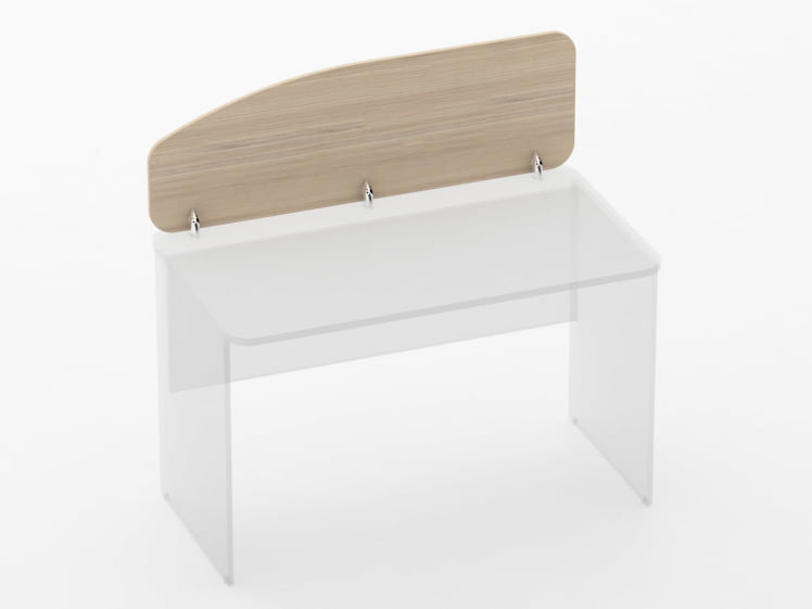 Экран разделительный Glassy 5.12.12 Орех_0