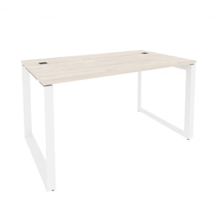 Стол рабочий руководителя на О-образном м/к ONIX O.MO-SRR-3.8 Денвер Светлый/Белый_0