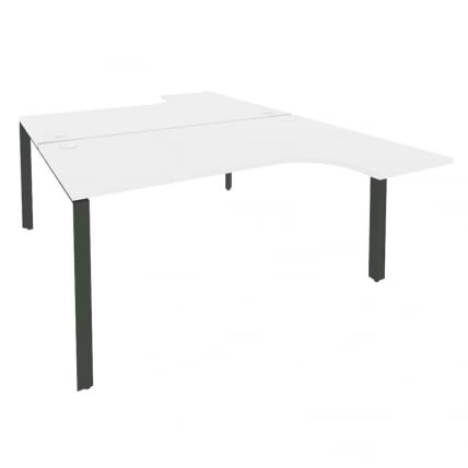 Рабочая станция на П-образном м/к ONIX O.MP-D.SA-4 Белый Бриллиант/Антрацит_0