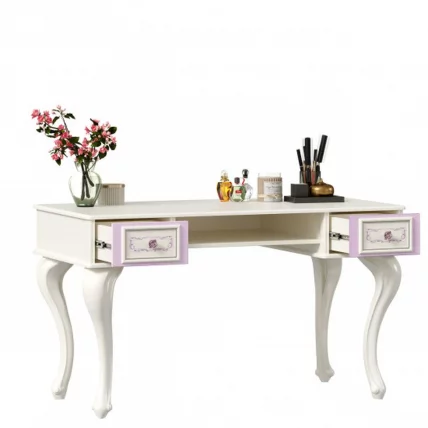 Стол письменный с банкеткой Маркиза 02 Алебастр Шампань_9