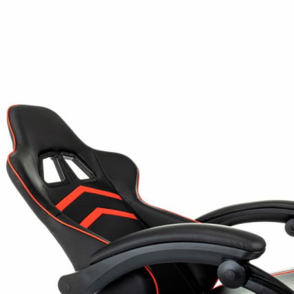 Кресло компьютерное BRABIX Shooter GM-123, 2 подушки, экокожа, черное/красное_8